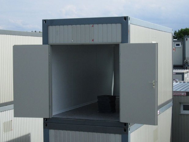 Isolierter Lagercontainer 20' - 6x2,4m - Doppelflügeltür - Typ 600DF