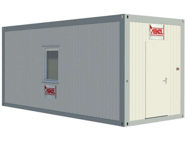 Wohncontainer 20' - 6x2,4m + Dusche + WC - Typ 630WDWC