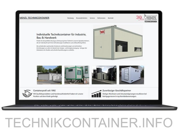 Menzl Technikcontainer - Individuelle Spezialcontainer
