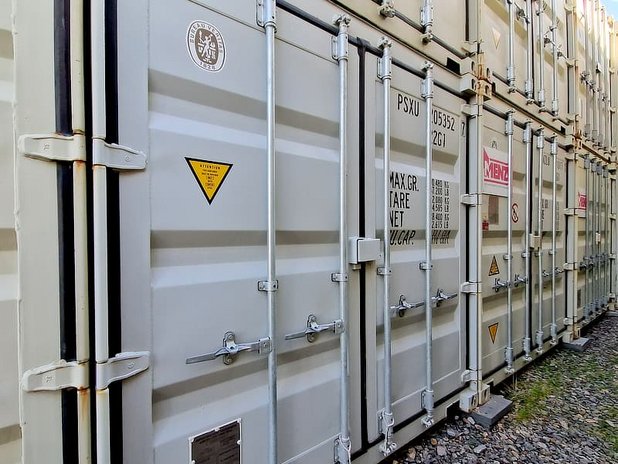 Seecontainer 20 Fuß One-Way - 6x2,4 m - NEUWERTIG mit CSC - Standort Lichtenau